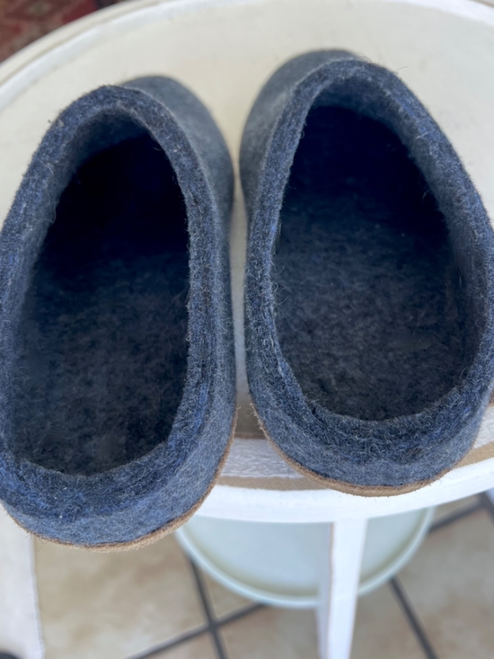 GLERUPS Wool Slip Ons in 'Denim' - 43/ 10 - Picture 5 of 11